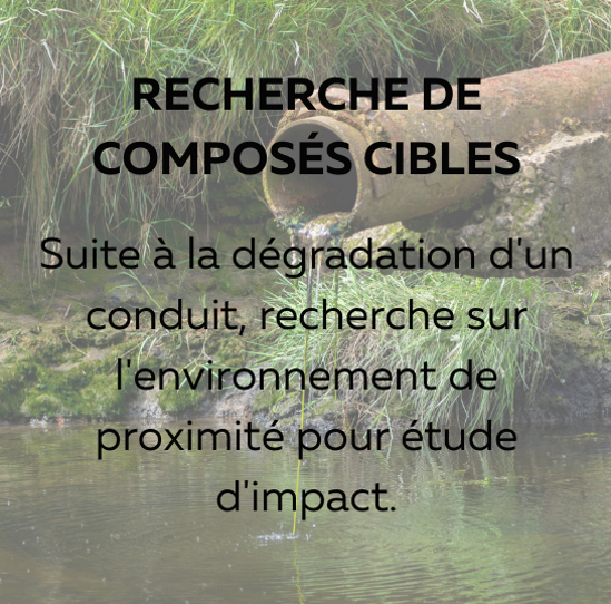 Vérification de l'absence d'un composé sur des sols pollués 